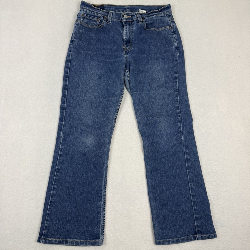 Vintage Levi's 515 Boot Cut Women's Jeans Size 10M Blue Medium Wash Low Rise Y2K